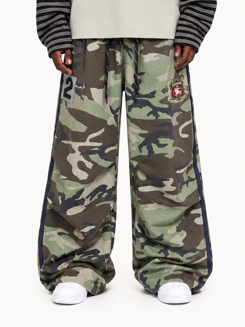 OYL-Lab Camouflage Embroidered Sweatpants