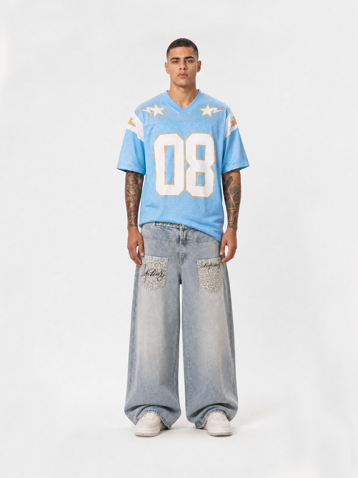 OYL-Lab Star Lightning 08 Mesh Football Jersey Tee