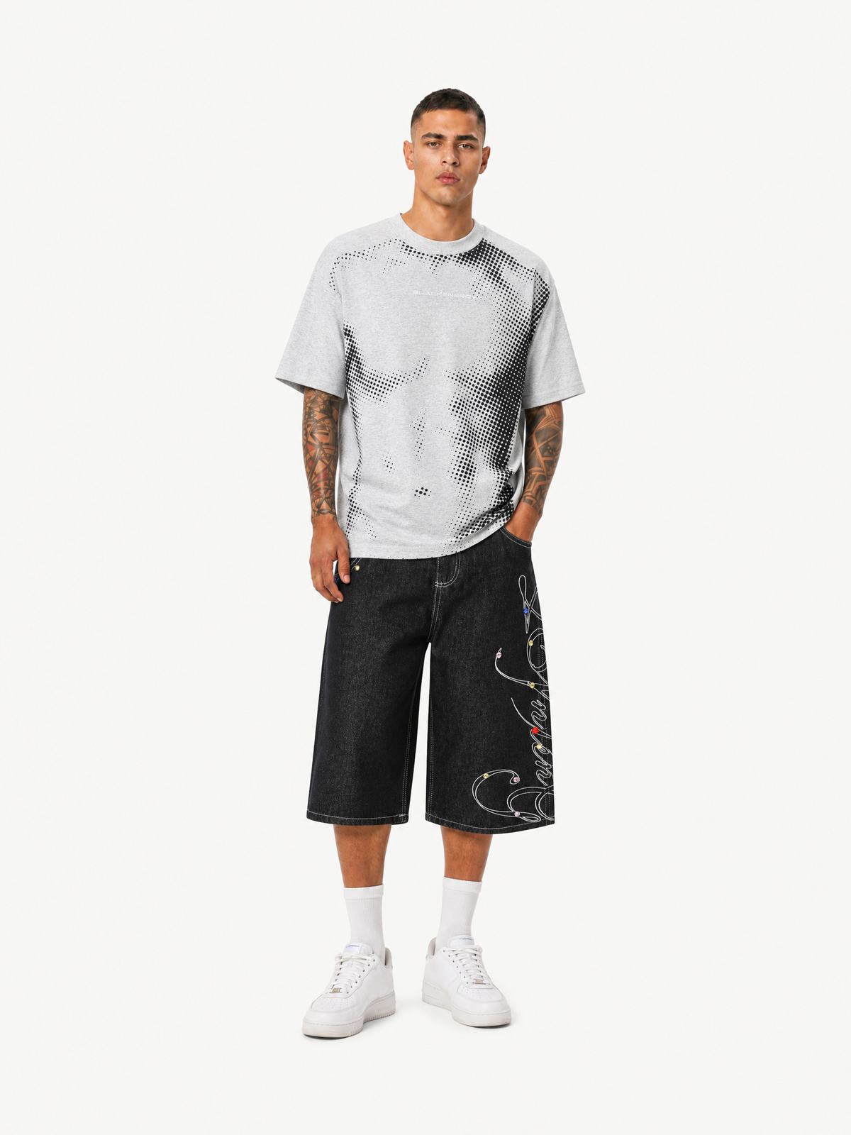 OYL-Lab Halftone Figure Tee