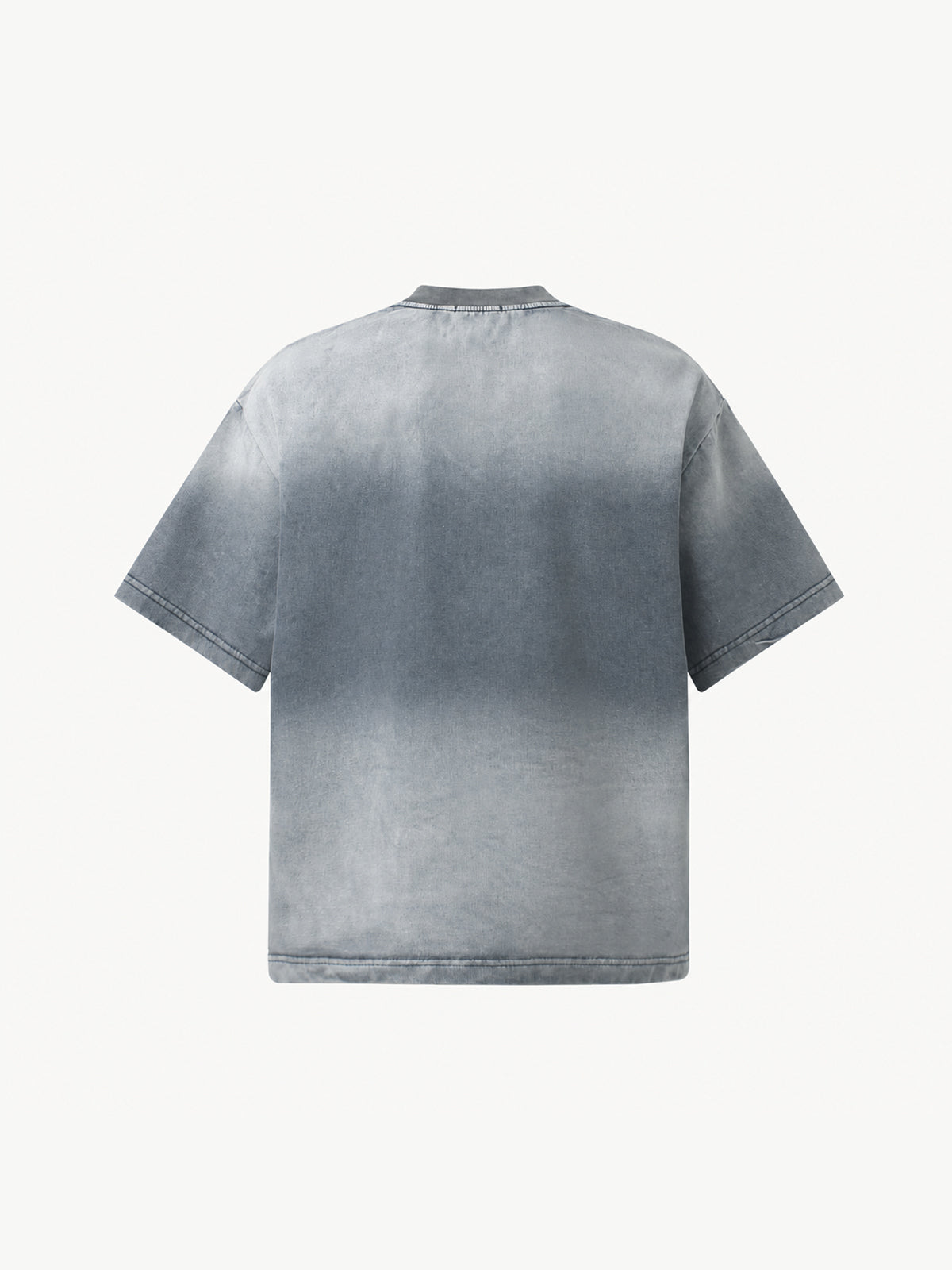 OYL-Lab Gradient Washed Patch Embroidery Tee
