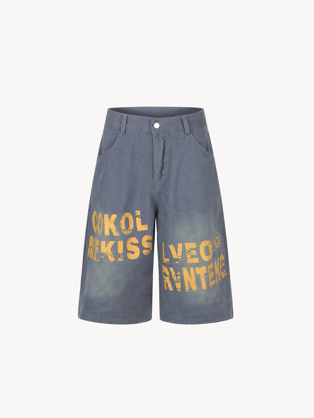 OYL-Lab Vintage Letter Jorts