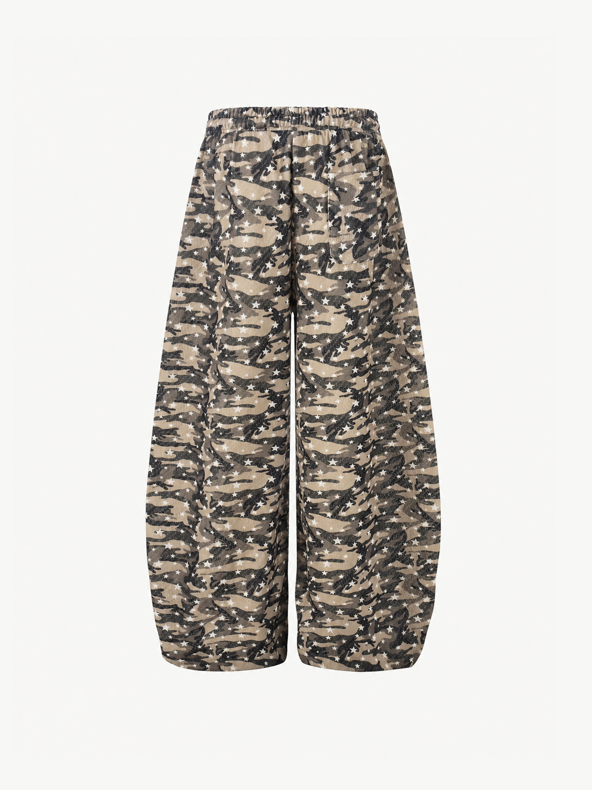 OYL-Lab Camo Star Print Baggy Track Pants