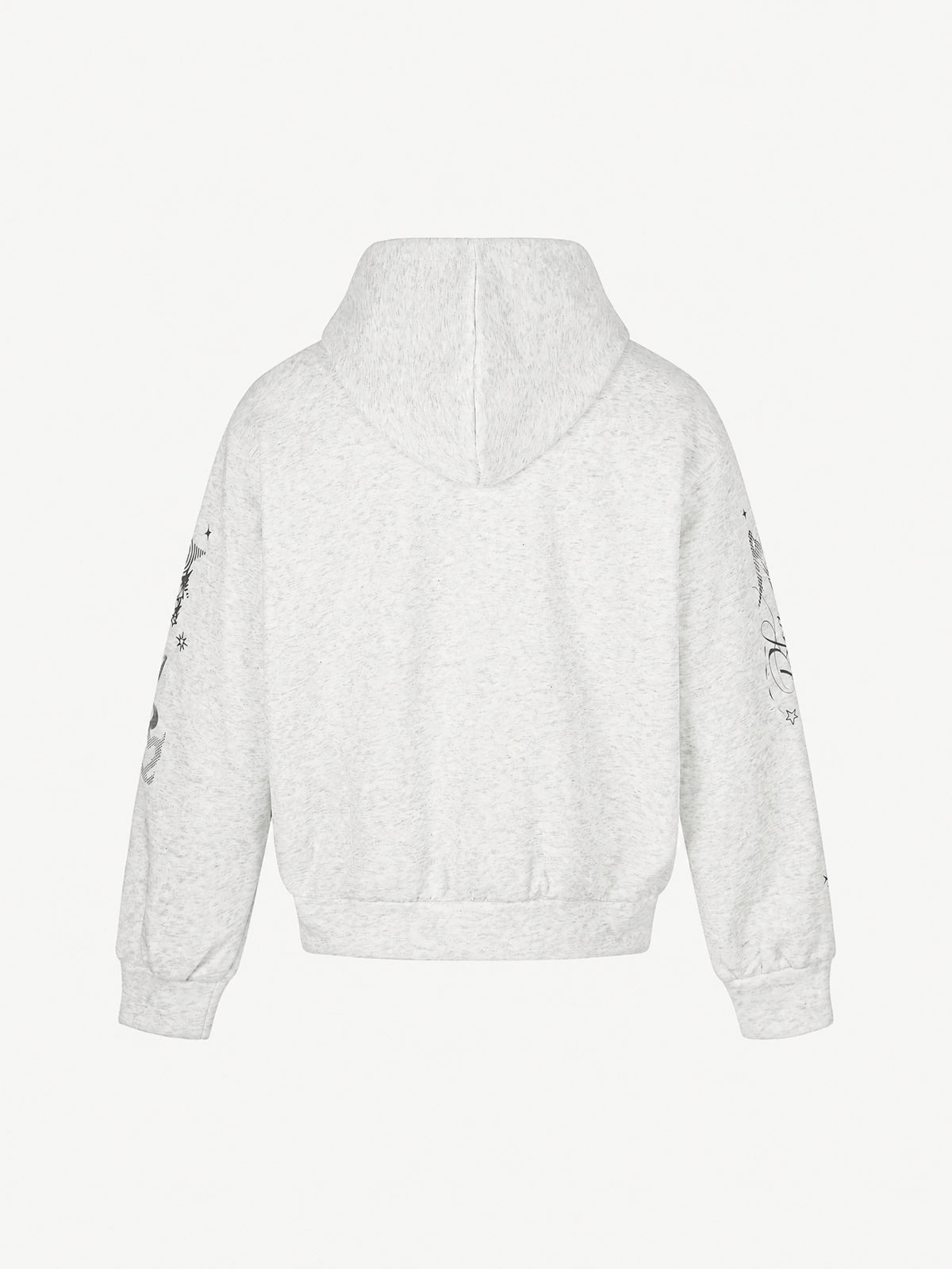OYL-Lab Retro Halftone Cross Graphic Zip Up Hoodie