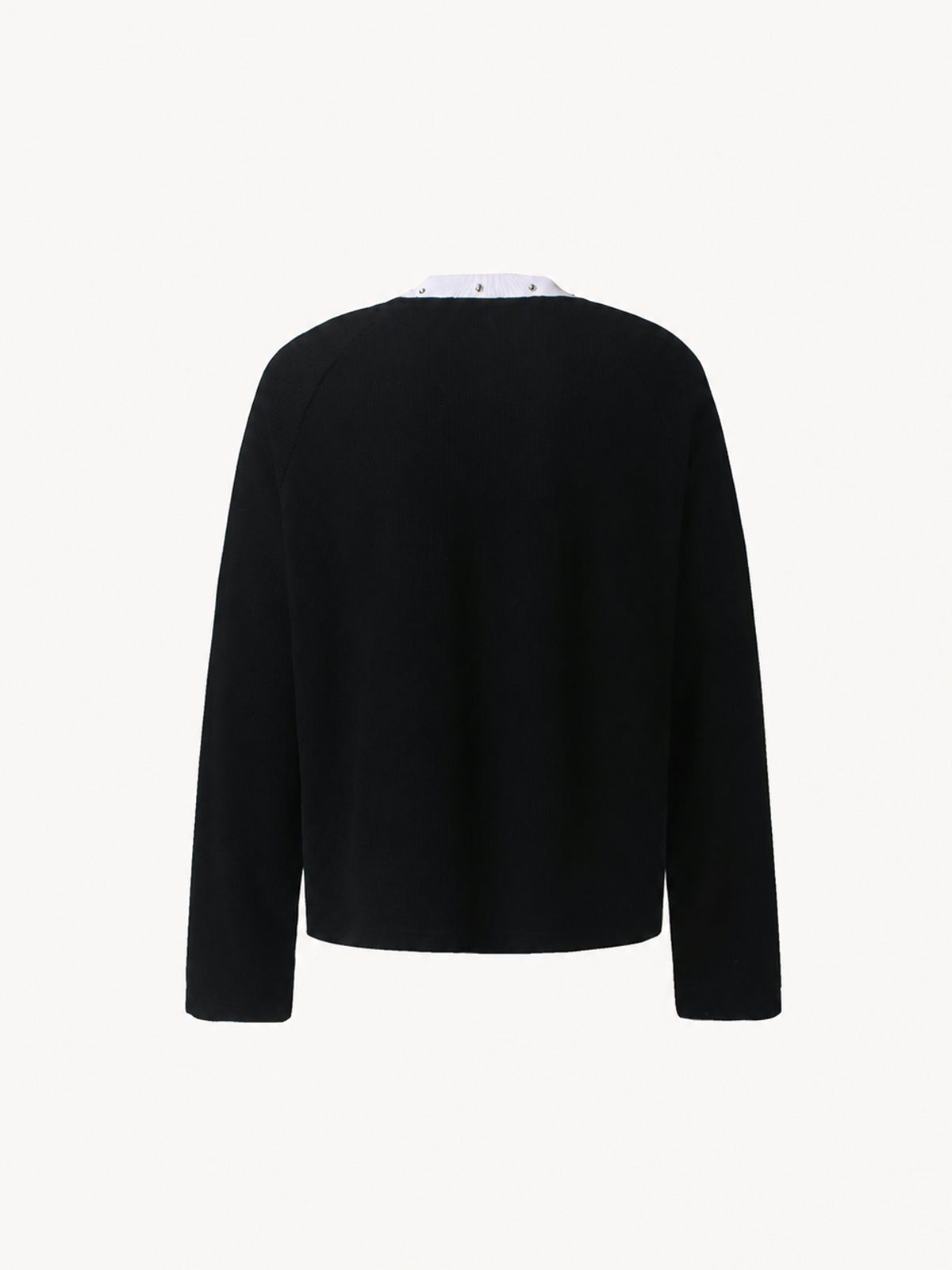 OYL-Lab Star Applique Waffle Long Sleeve Tee