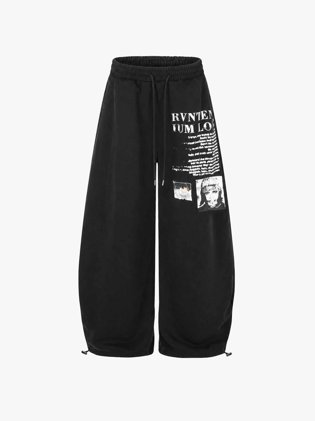 OYL-Lab Vintage Washed Graphic Baggy Sweatpants