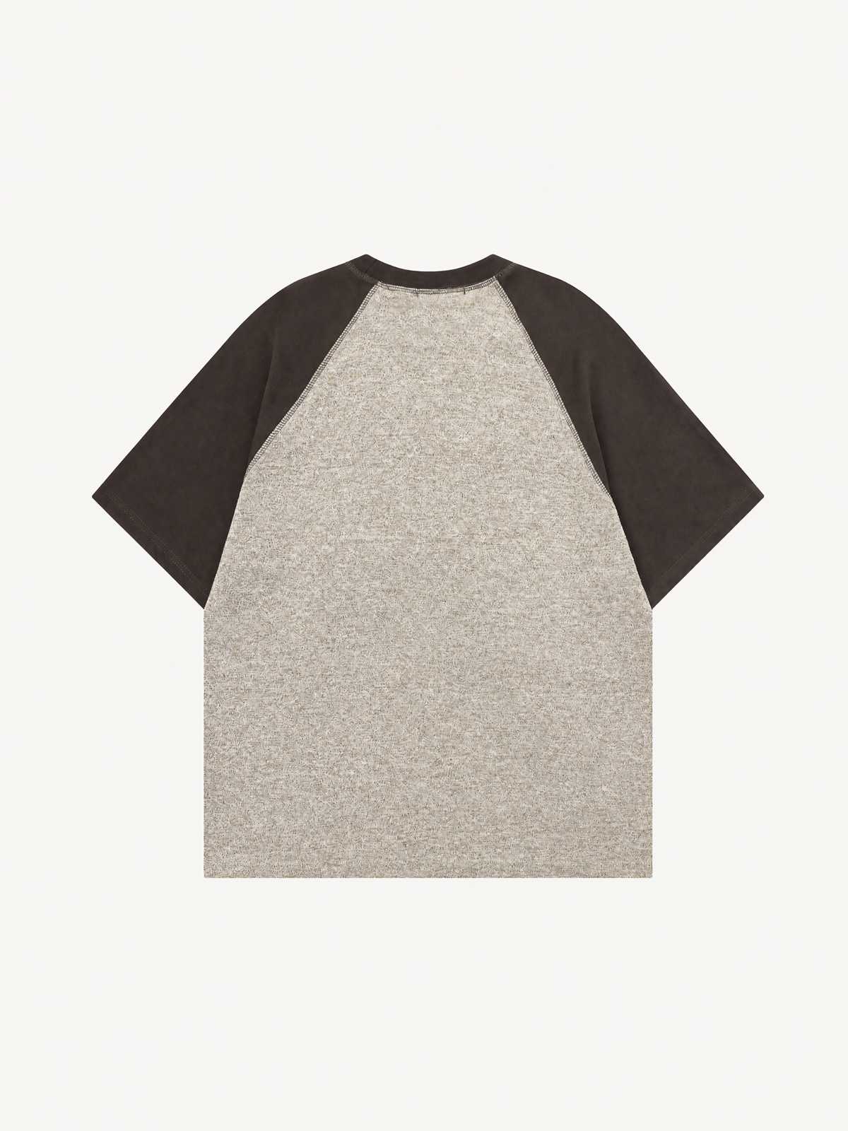 OYL-Lab Faded Sketch Cat Butterfly Color Block Tee