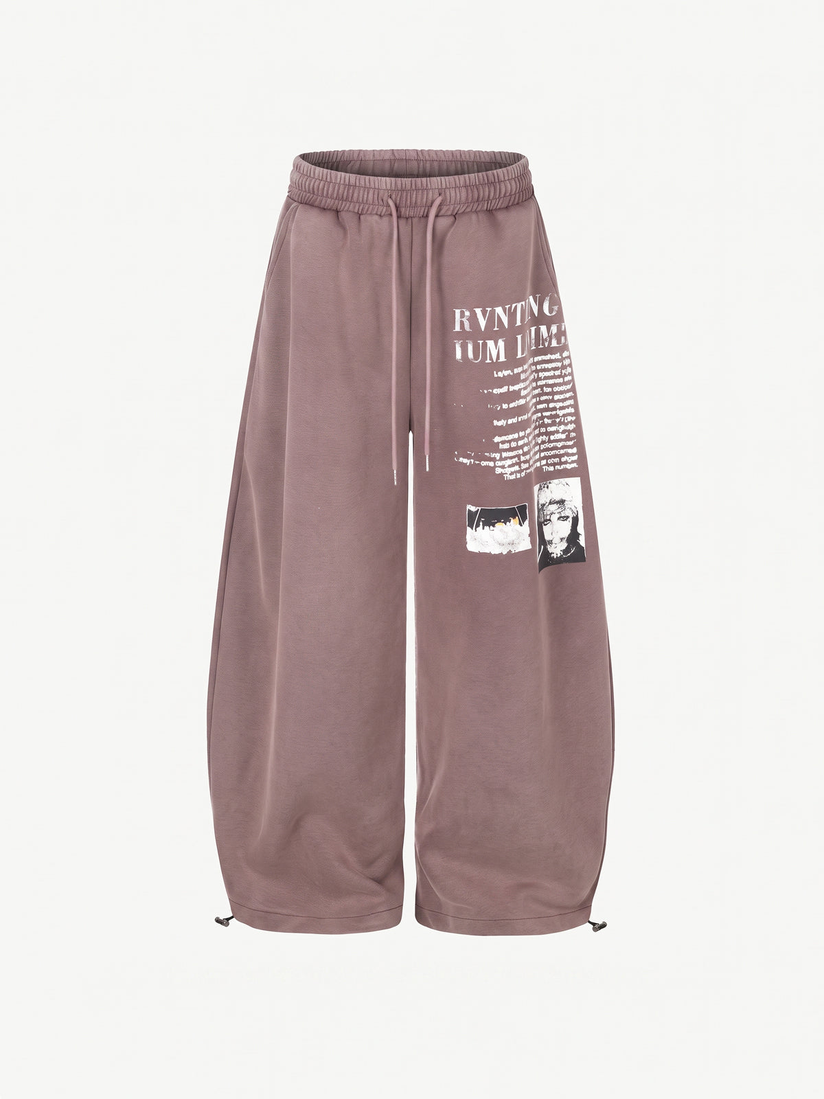 OYL-Lab Vintage Washed Graphic Baggy Sweatpants
