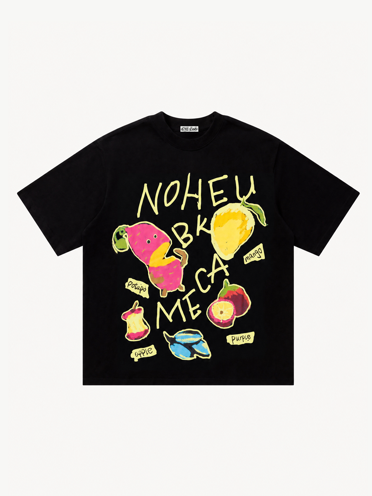 OYL-Lab Hand Drawn Cartoon Fruit Tee