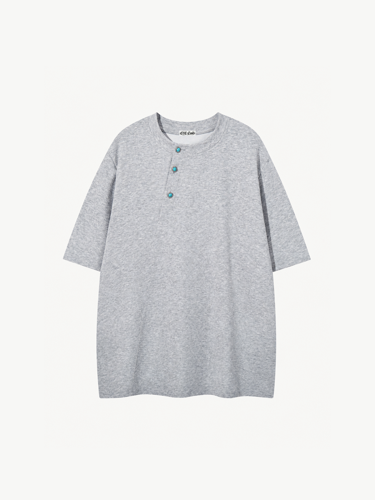 OYL-Lab Asymmetric Henley Tee