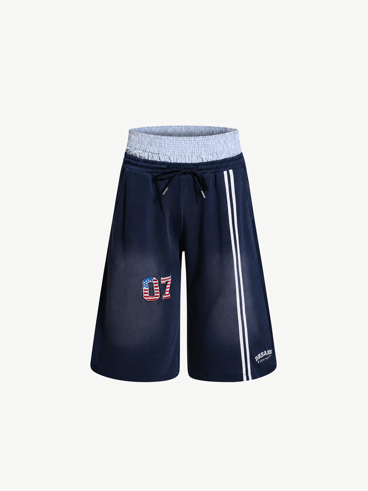 OYL-Lab Dual Waist Striped 07 Flag Shorts