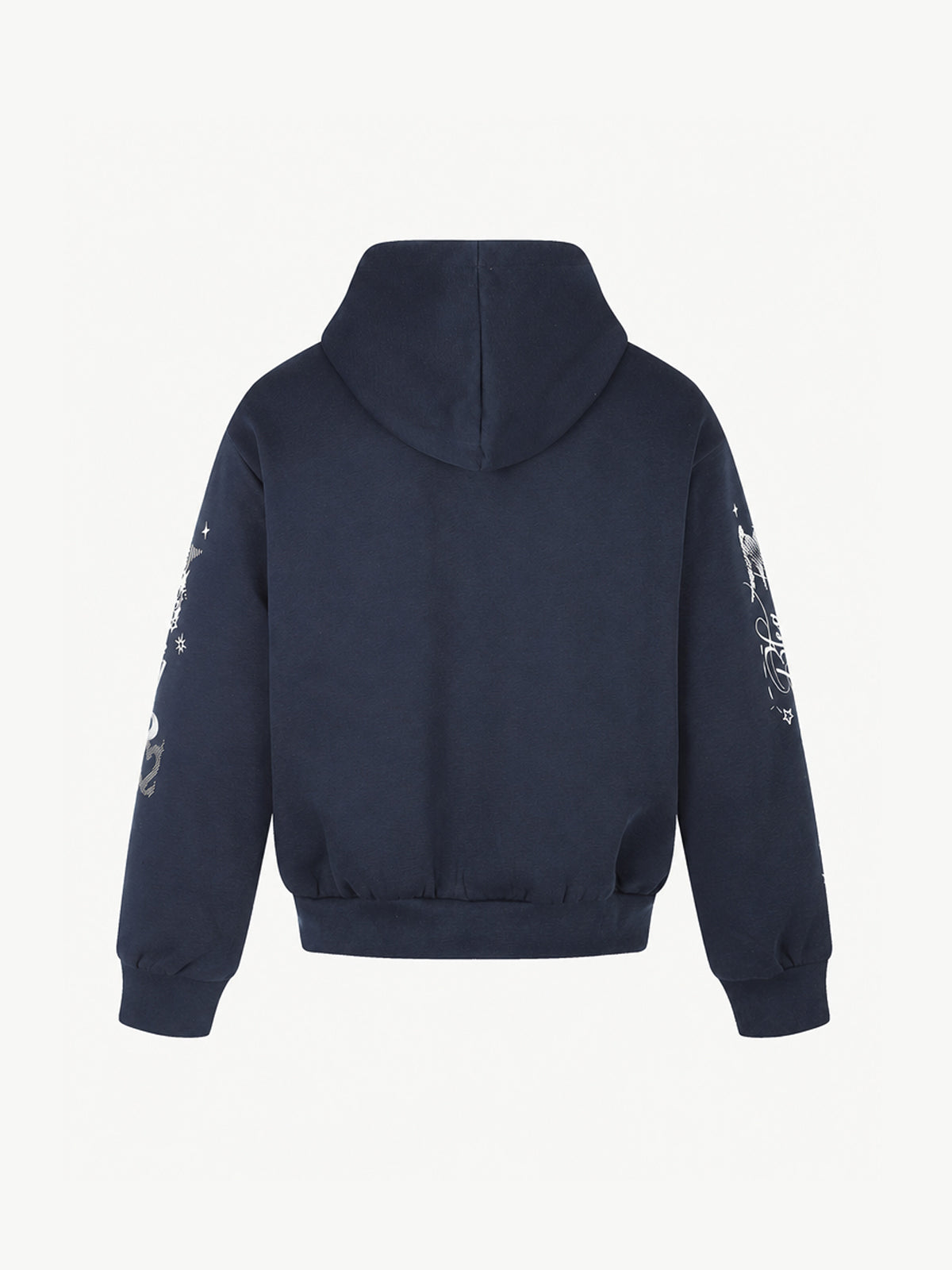 OYL-Lab Retro Halftone Cross Graphic Zip Up Hoodie