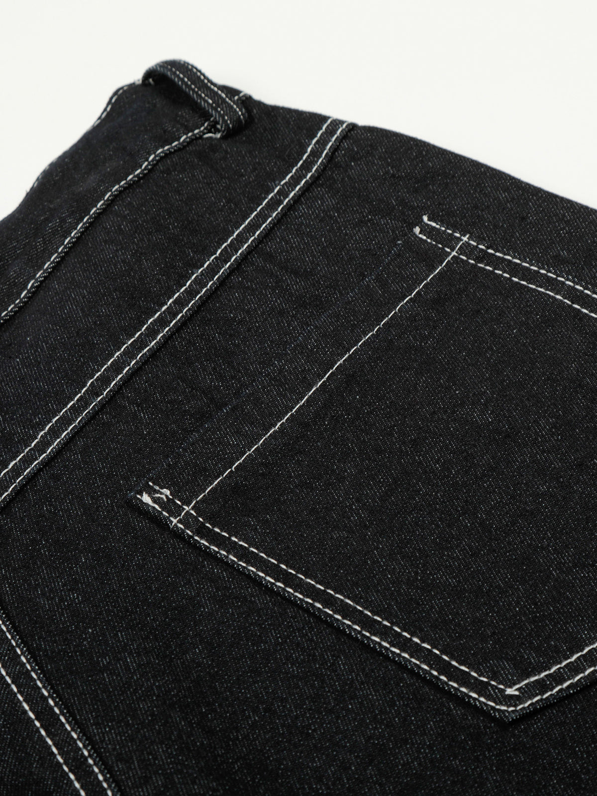 OYL-Lab Towel Embroidered Star Baggy Denim Jorts
