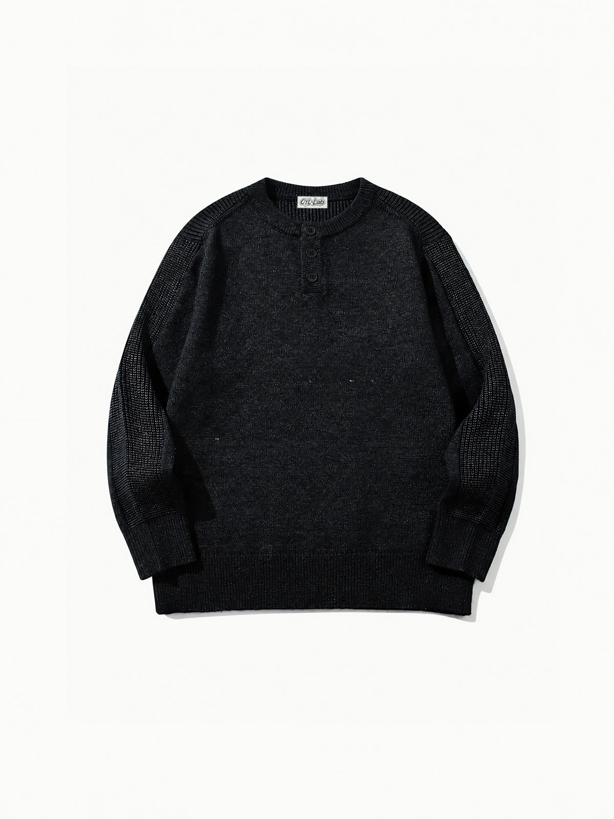 OYL-Lab Henley Collar Sweater