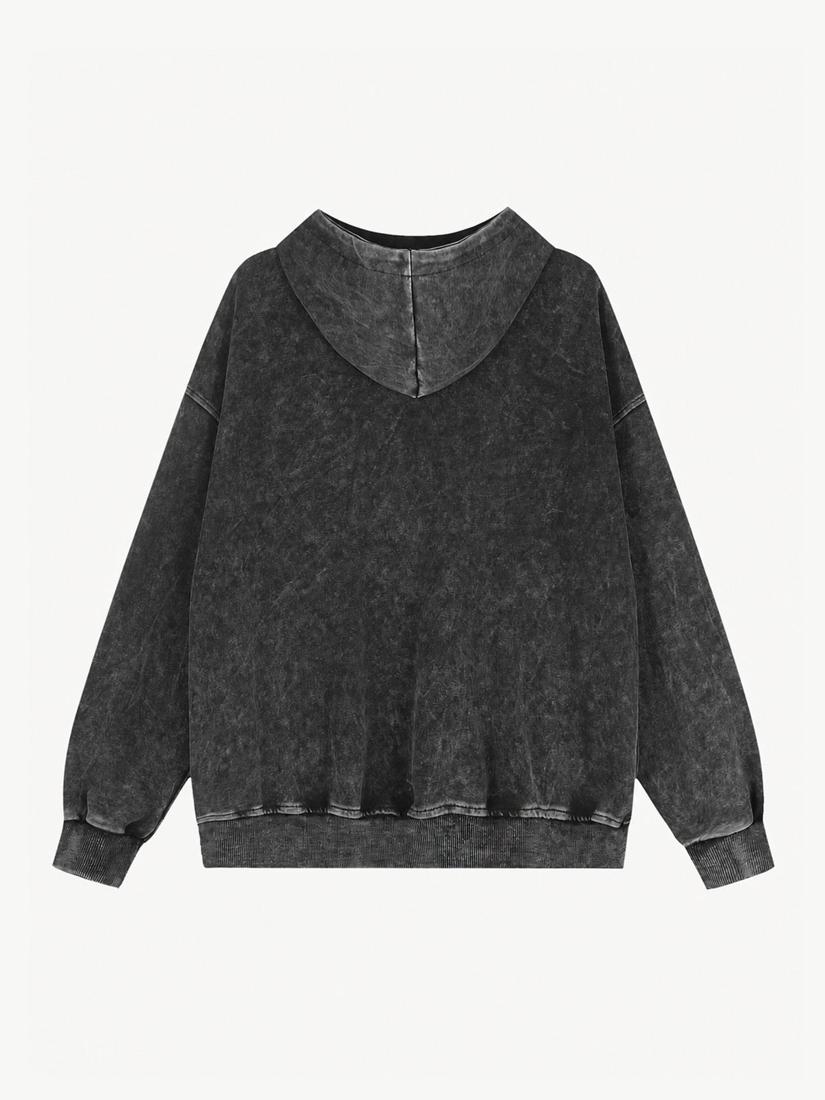 OYL-Lab Oversized Rivet Zip Up Hoodie