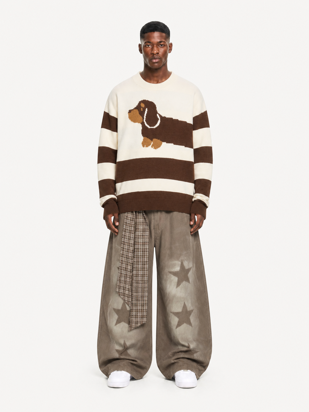 OYL-Lab Vintage Star Washed Baggy Jeans