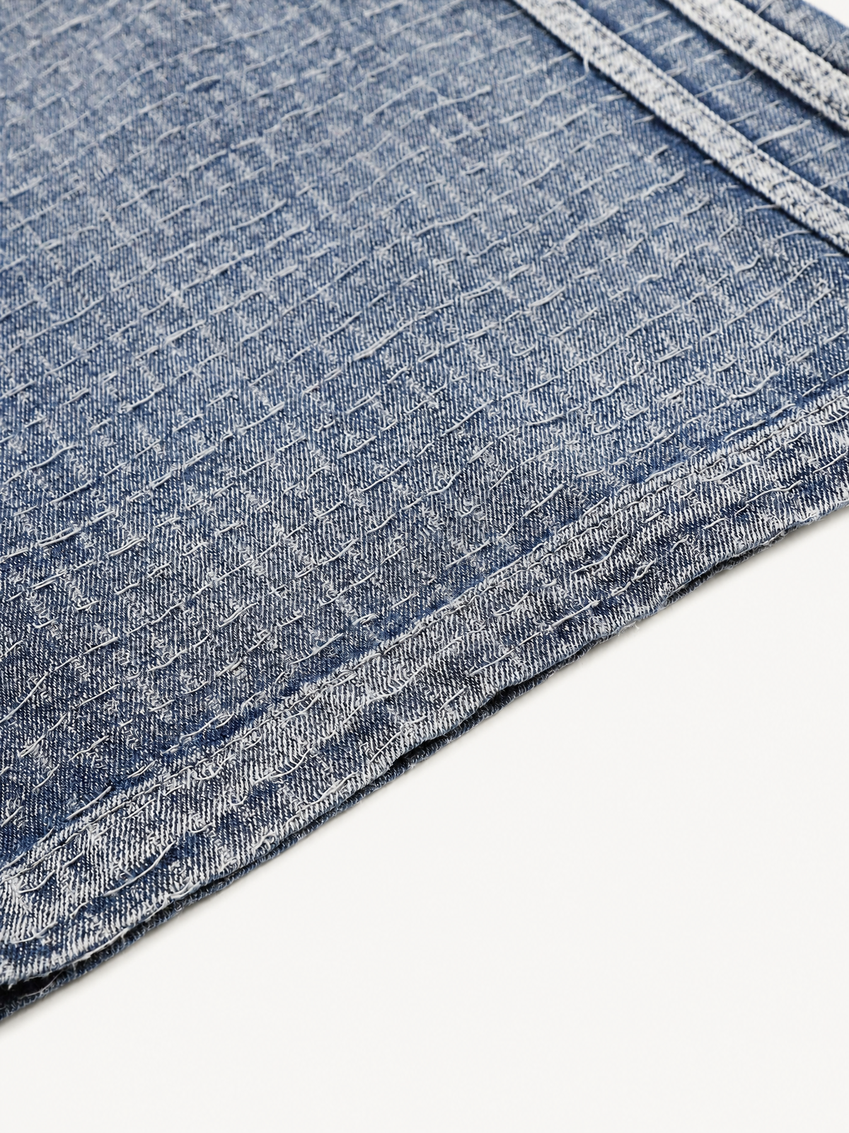OYL-Lab Textured Grid Baggy Jorts