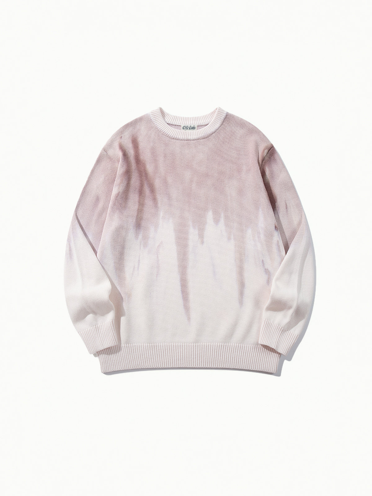 OYL-Lab Gradient Tie‑Dye Crewneck Sweater