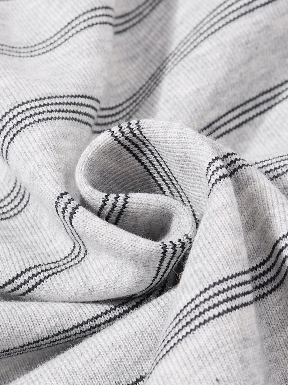 OYL‑Lab Striped Full‑Zip Cropped Hoodie