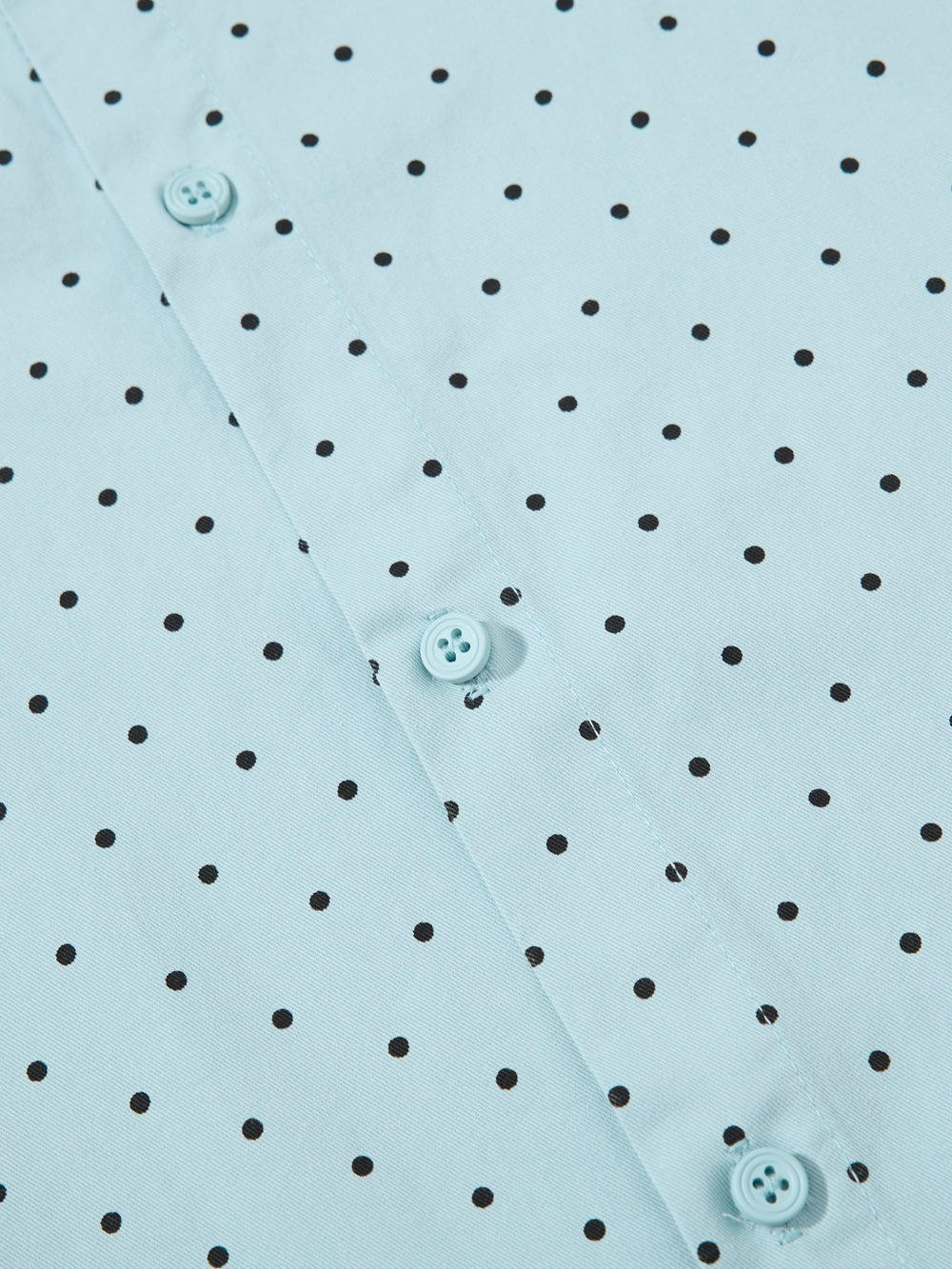 OYL-Lab Polka Dot Anime Embroidery Long Sleeve Shirt