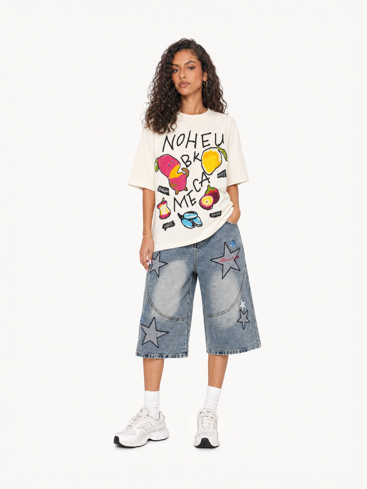 OYL-Lab Hand Drawn Cartoon Fruit Tee