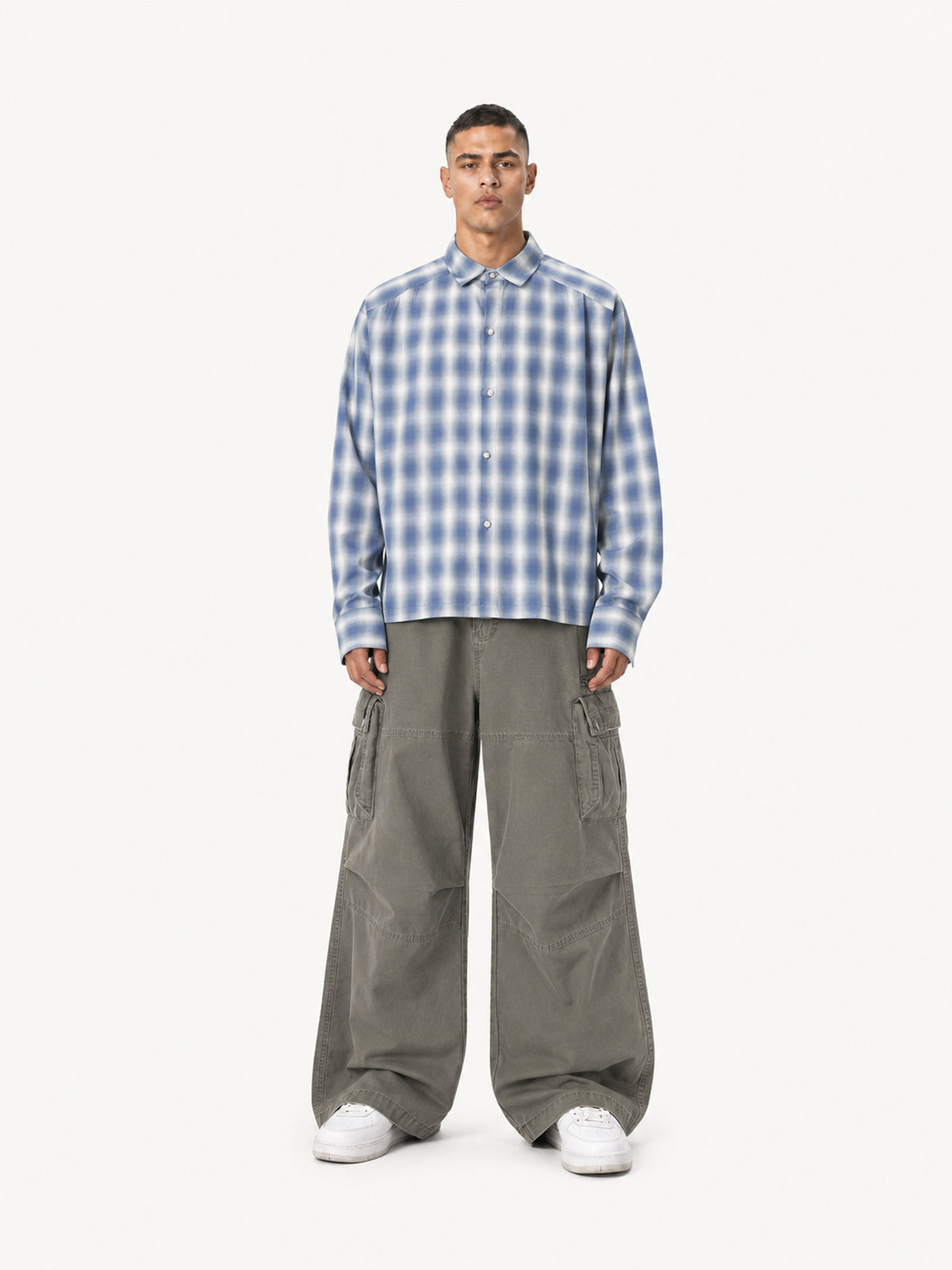 OYL-Lab Vintage Washed Multi-Pocket Cargo Pants