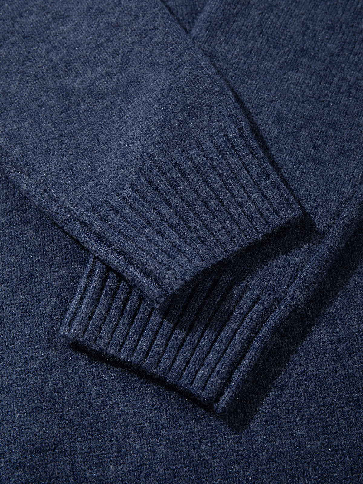 OYL-Lab Mock‑Layer Henley Knit Sweater