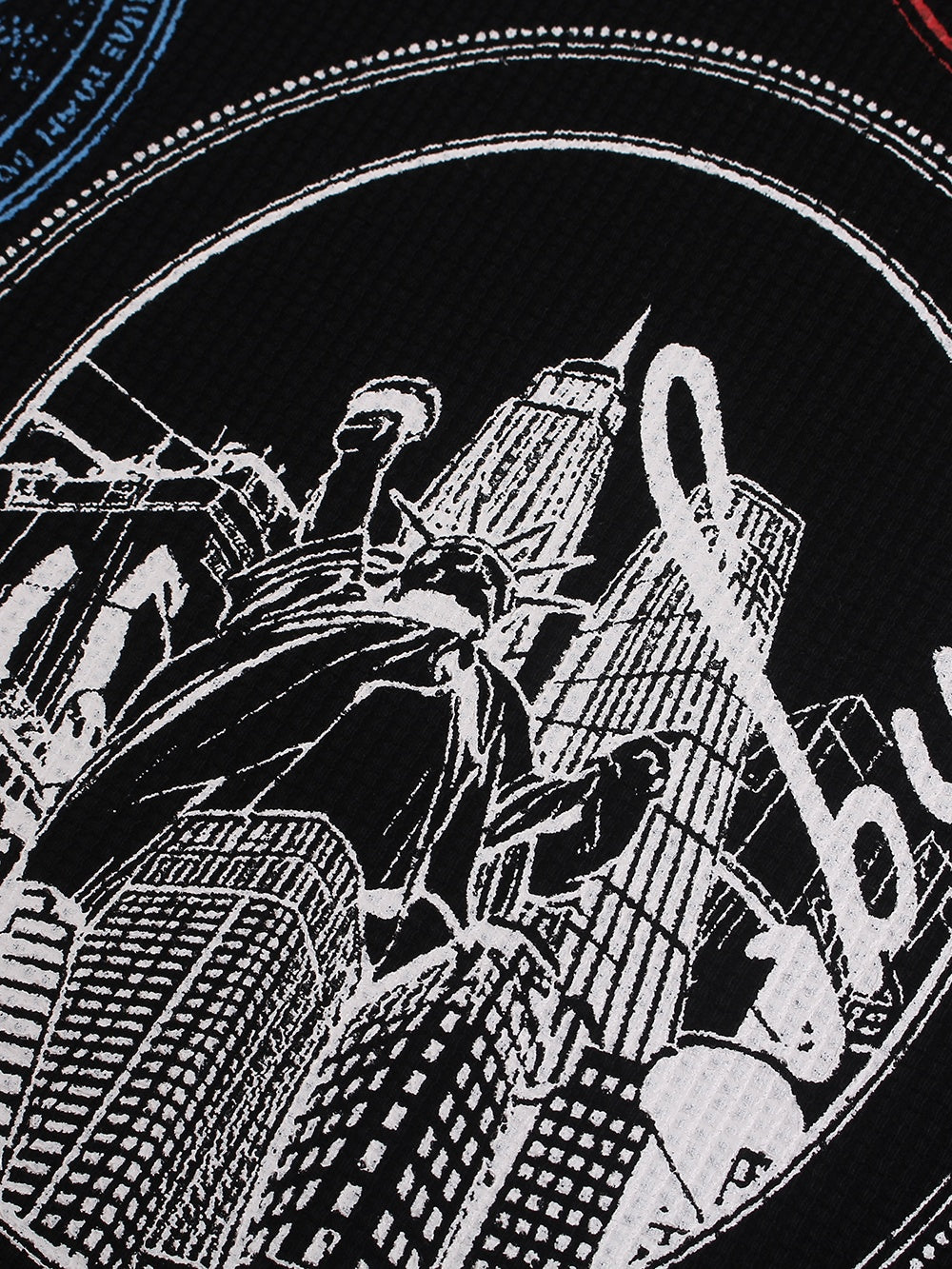 OYL-Lab Vintage New York Stamp Collage Long Sleeve Tee