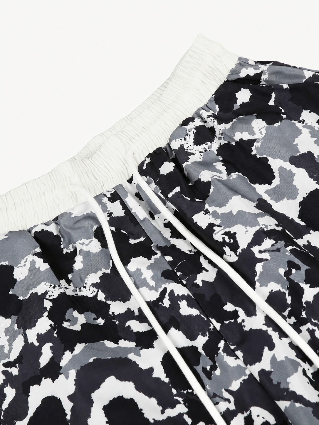 OYL-Lab Abstract Camo Print Wide Leg Sweat Pants