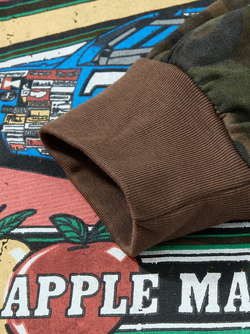 OYL‑Lab Camouflage Vintage Racing‑Car Graphic Crew Neck Sweatshirt