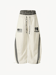 [Copy]OYL-Lab Pink Leopard Print Embroidery Sweatpants