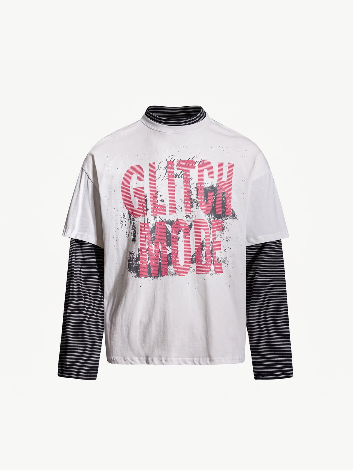 OYL-Lab Vintage Fake Two Piece Long Sleeve Tee