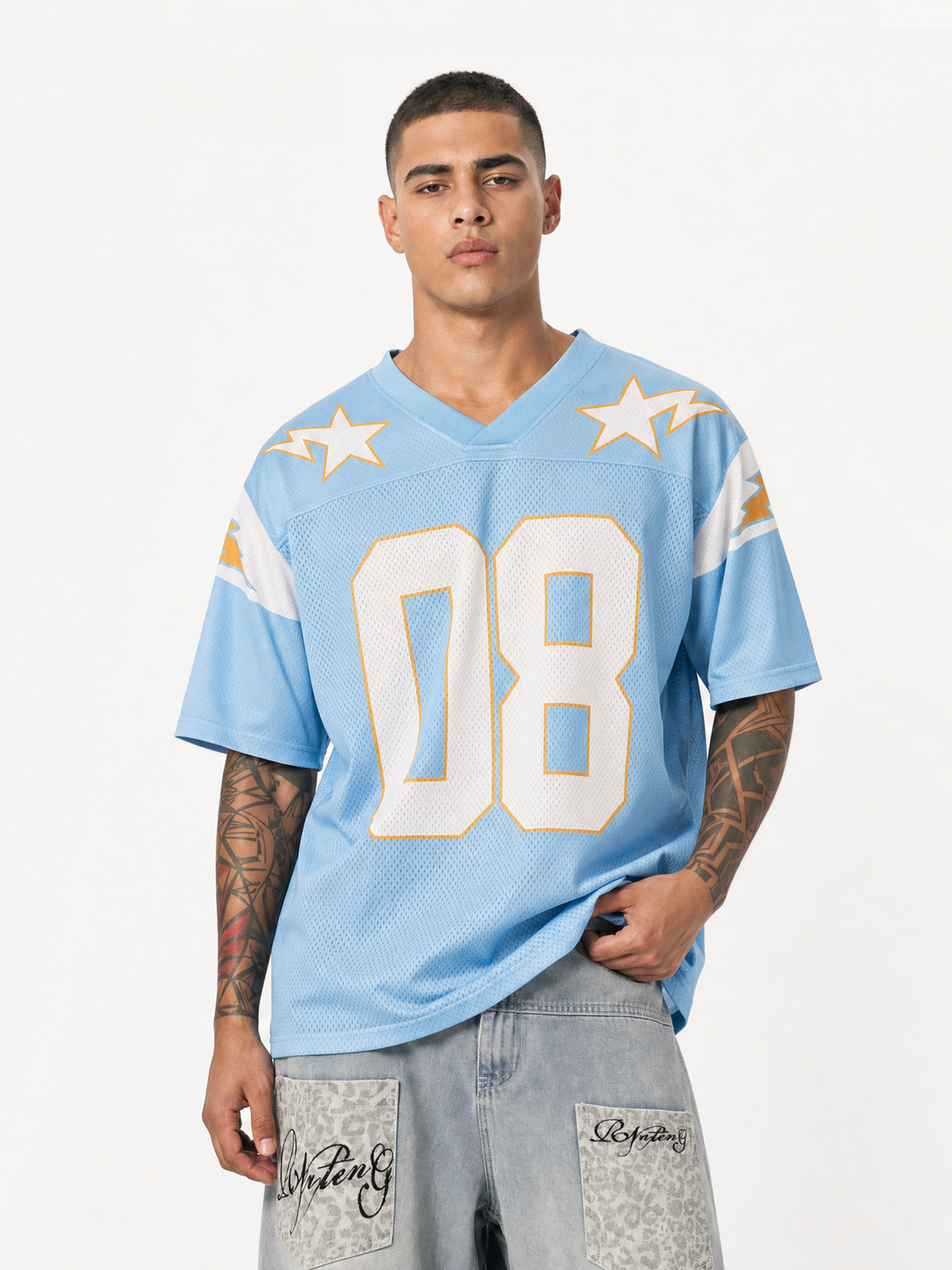 OYL-Lab Star Lightning 08 Mesh Football Jersey Tee