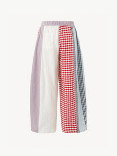 [Copy][Copy][Copy][Copy]OYL-Lab Distressed Cross Print Baggy Pants