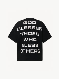 OYL-Lab Vintage Waffle Knit Cross  Tee