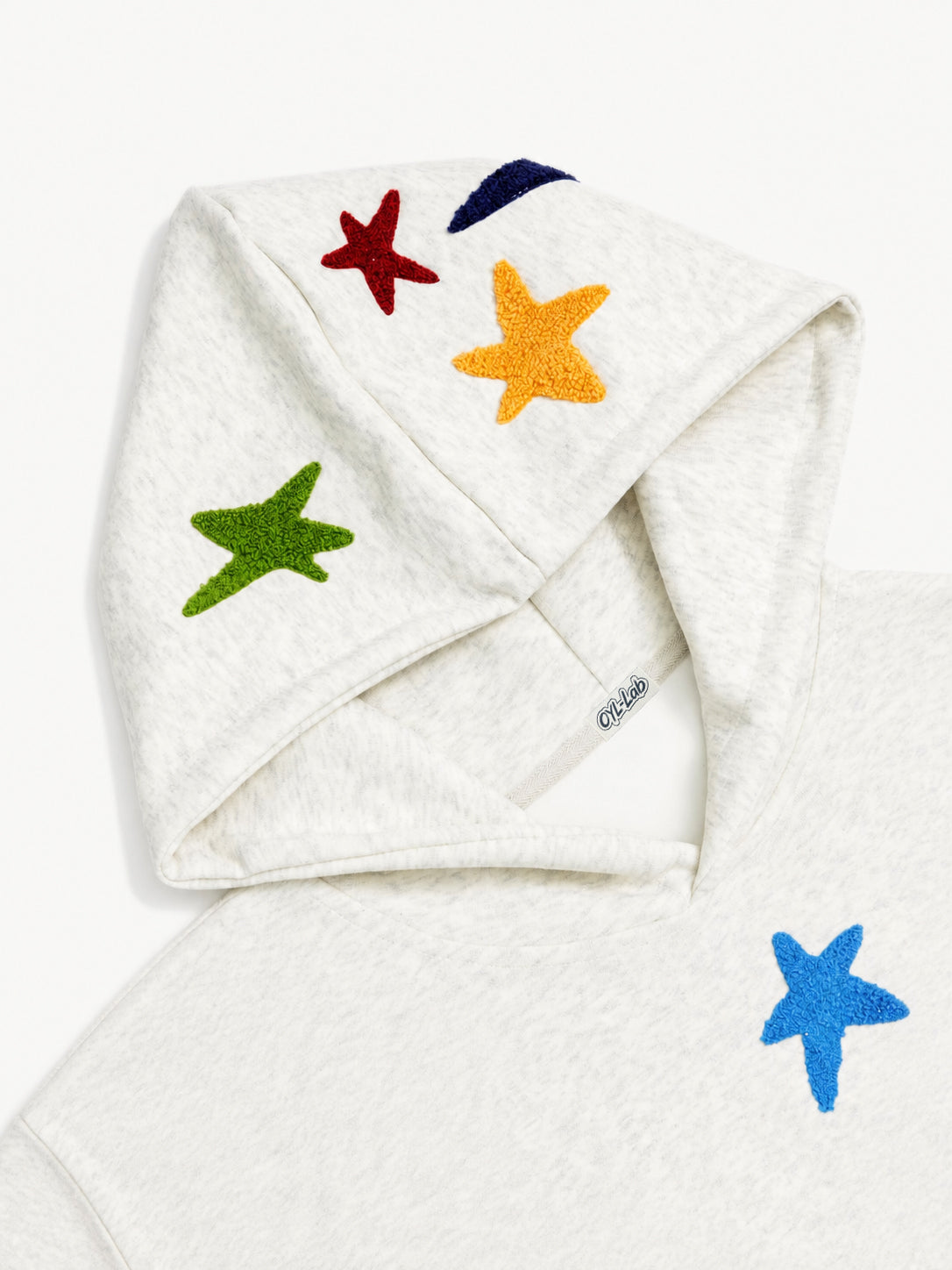 OYL-Lab Multicolor Star Towel Embroidered Hoodie