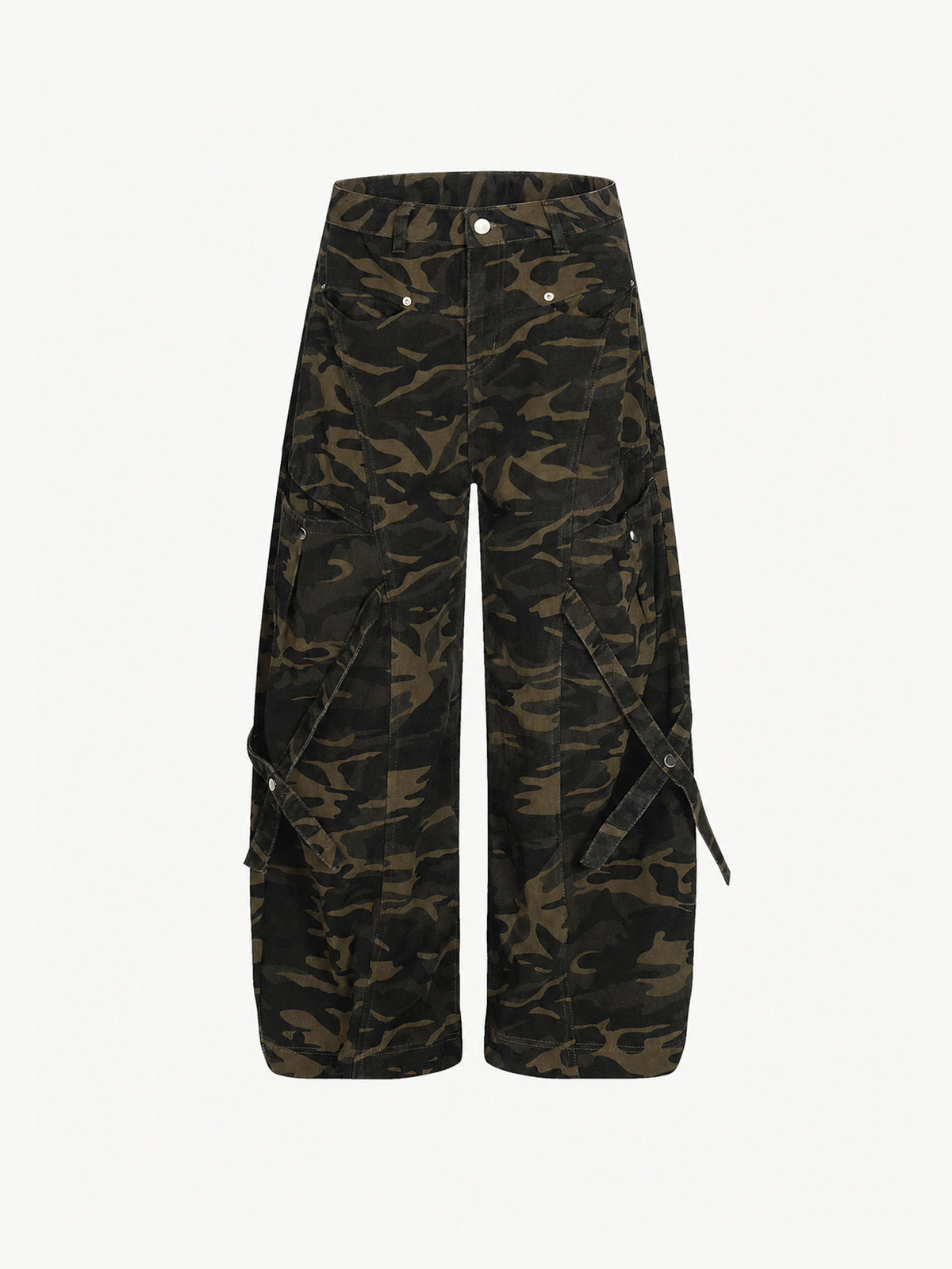 OYL-Lab Camouflage Strap Detail Cargo Pants