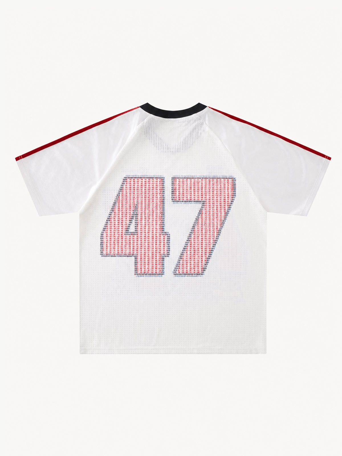 OYL-Lab Vintage Cartoon Mesh Soccer Jersey Tee