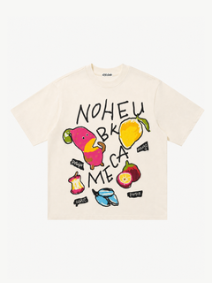 OYL-Lab  Hand Drawn Cartoon Fruit Tee