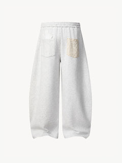 OYL-Lab Star Patchwork Button Baggy Sweatpants
