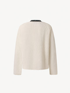 OYL-Lab Star Applique Waffle Long Sleeve Tee