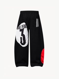 OYL-Lab Patchwork Mesh Baggy Sweatpants