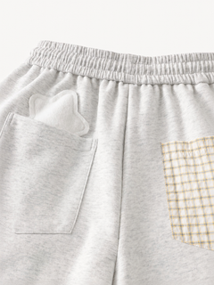 OYL-Lab Star Patchwork Button Baggy Sweatpants