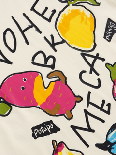 OYL-Lab  Hand Drawn Cartoon Fruit Tee
