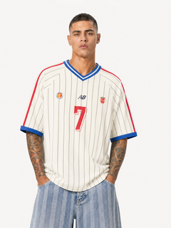 OYL-Lab Vintage Striped #7 Soccer Jersey Tee