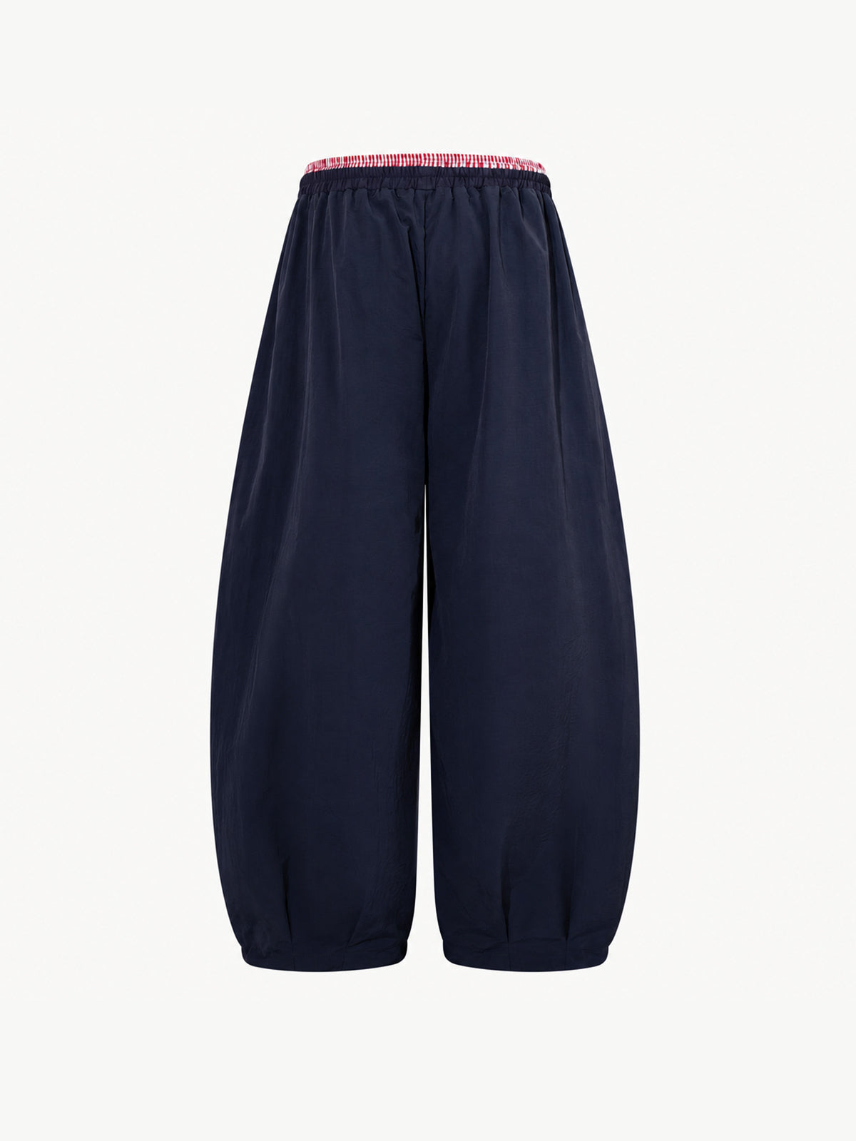 OYL-Lab Crinkle  Embroidery Parachute Pants