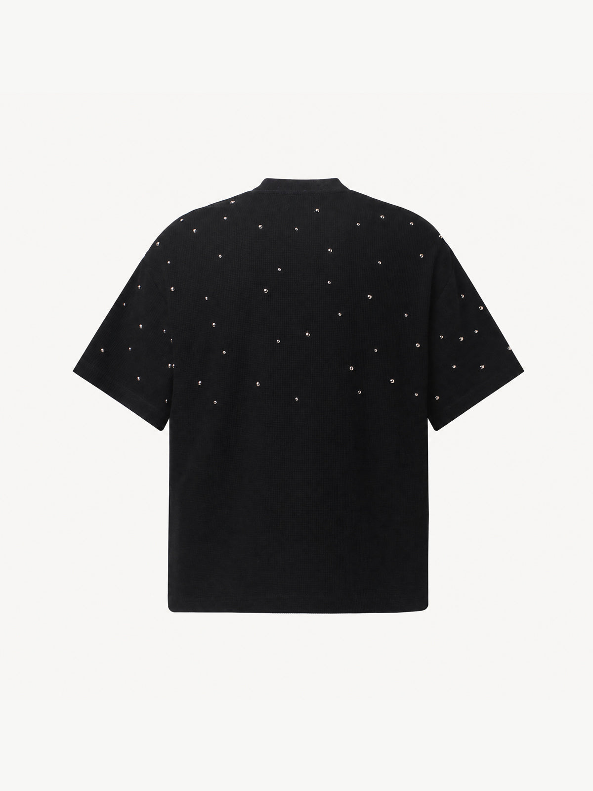OYL-Lab Waffle Knit Lips Skull Graphic Tee