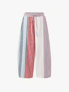 [Copy][Copy][Copy][Copy]OYL-Lab Distressed Cross Print Baggy Pants