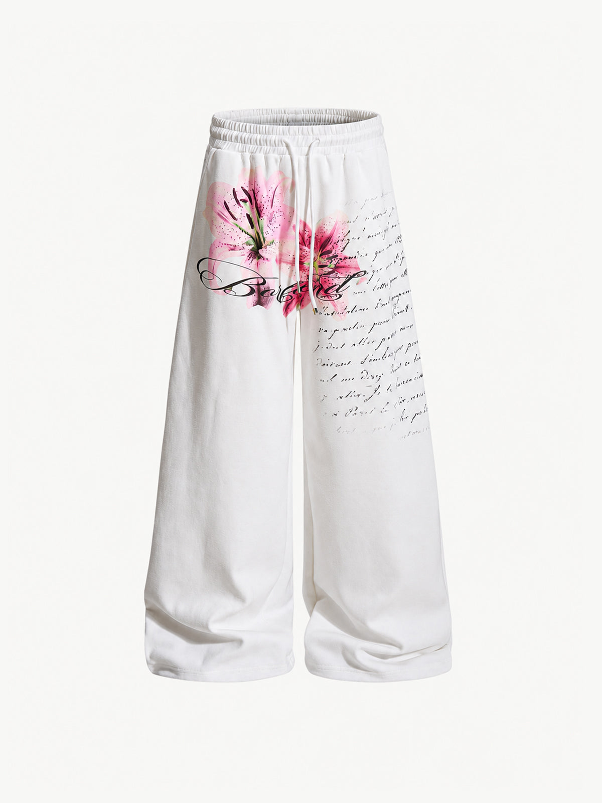 [Copy][Copy][Copy]OYL-Lab Distressed Cross Print Baggy Pants