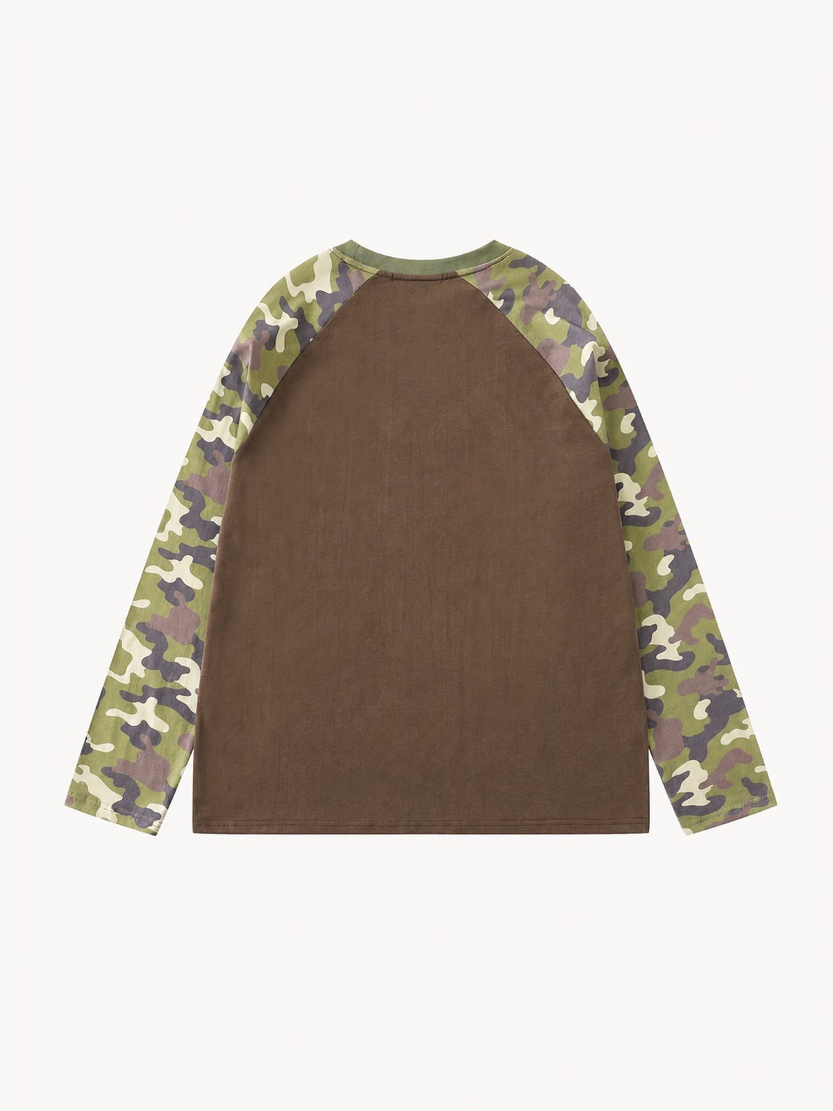 OYL-Lab Camouflage  Vintage Lips Graphic  Long Sleeve Tee