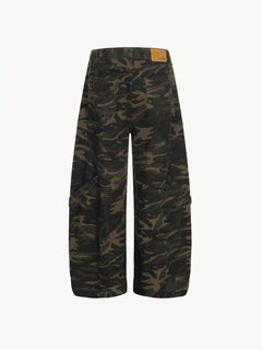 OYL-Lab Camouflage Strap Detail Cargo Pants